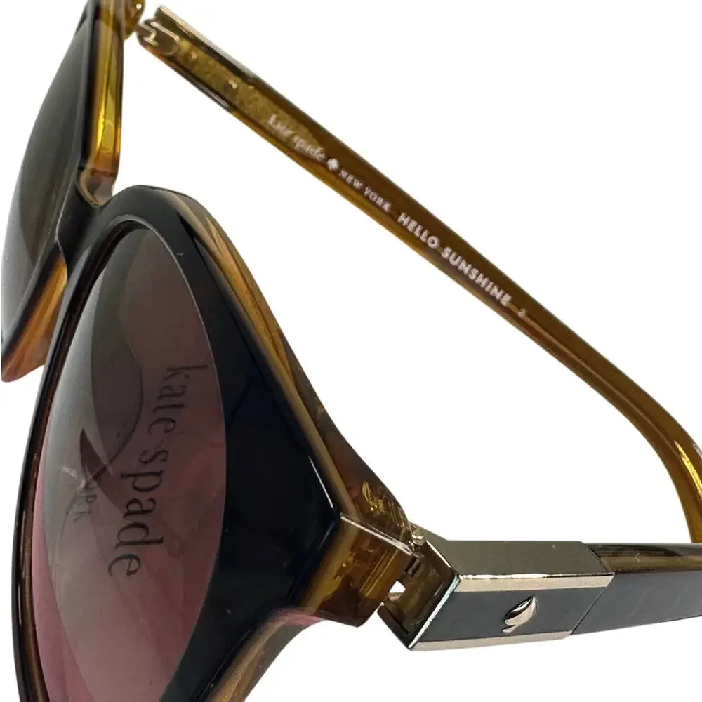 Kate Spade Akayla 52MM Round Sunglasses Dark Havana